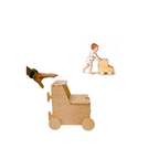 Stația de Joacă - turn, tobogan, tablă de scris, mini birou, rolă de hartie, scaun inalt, premergător