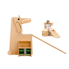 Stația de Joacă - turn, tobogan, tablă de scris, mini birou, rolă de hartie, scaun inalt, premergător